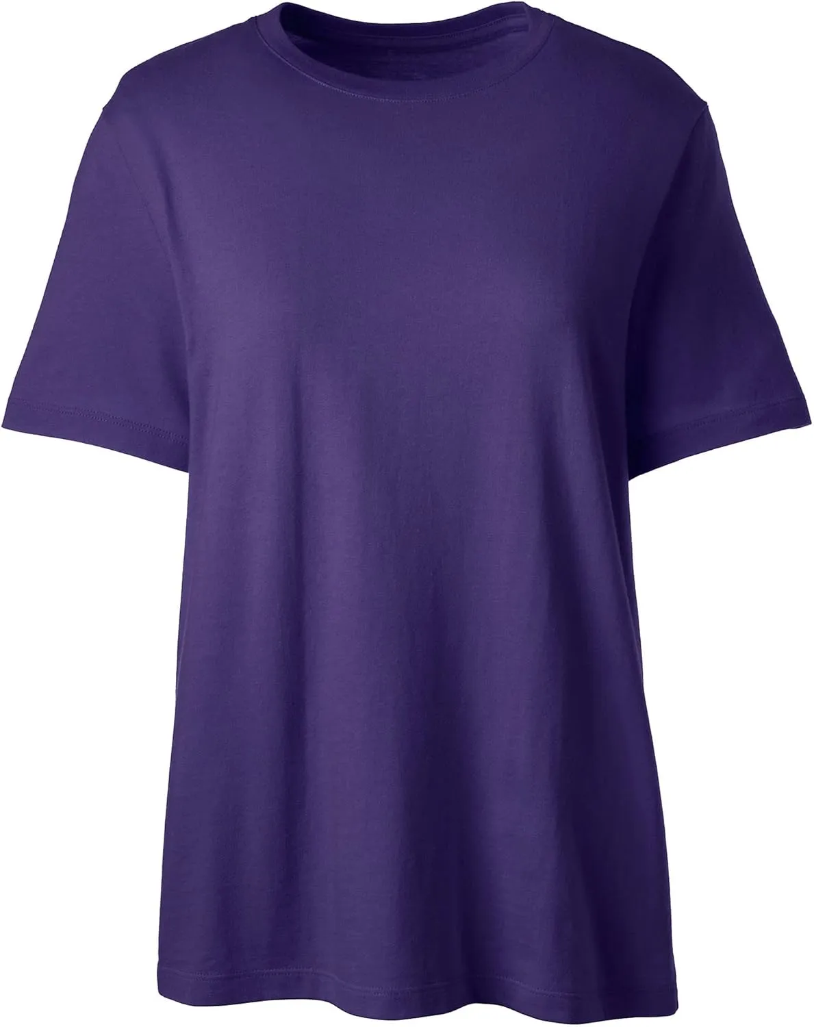 Lands' End School Uniform Women's Short Sleeve Feminine Fit Essential T-Shirt