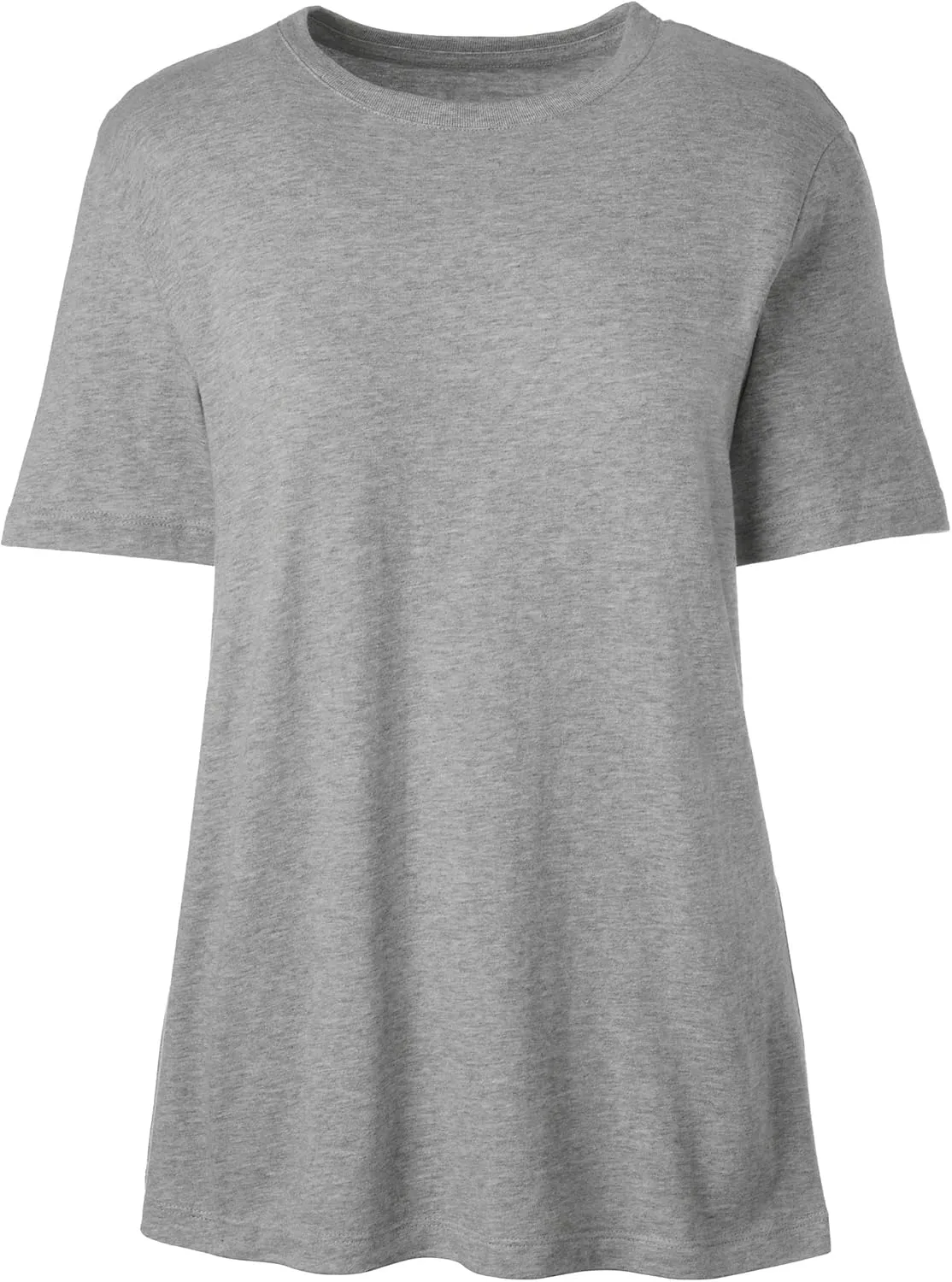 Lands' End School Uniform Women's Short Sleeve Feminine Fit Essential T-Shirt