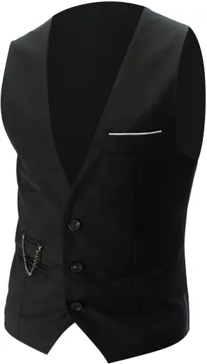LCMTWX Mens Vest 2024 Plays Suede Retro V Neck Solid Color Pocket Button Leather Vest Jacket Vest Vests For Men Jackets For
