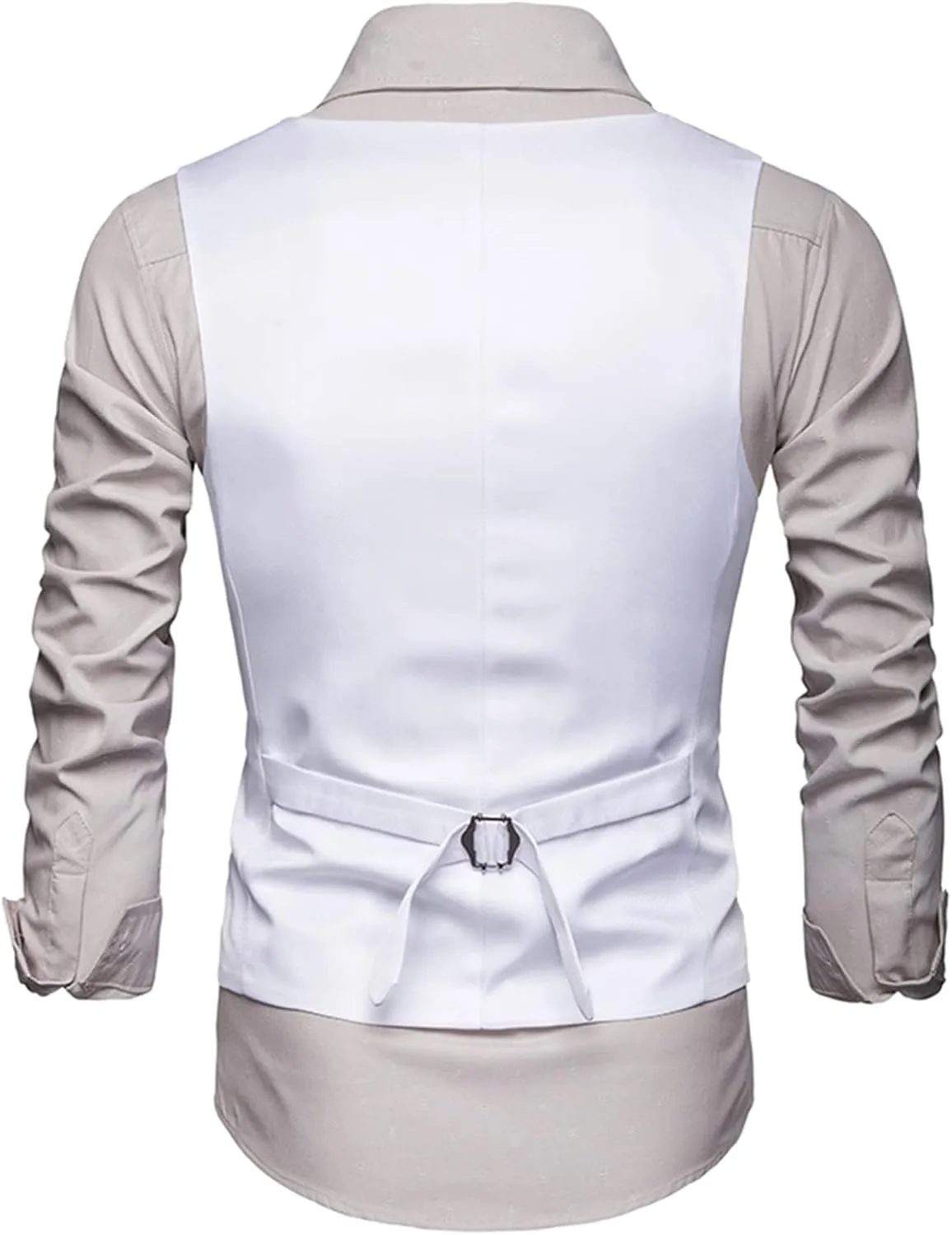 LCMTWX Mens Vest 2024 Plays Suede Retro V Neck Solid Color Pocket Button Leather Vest Jacket Vest Vests For Men Jackets For