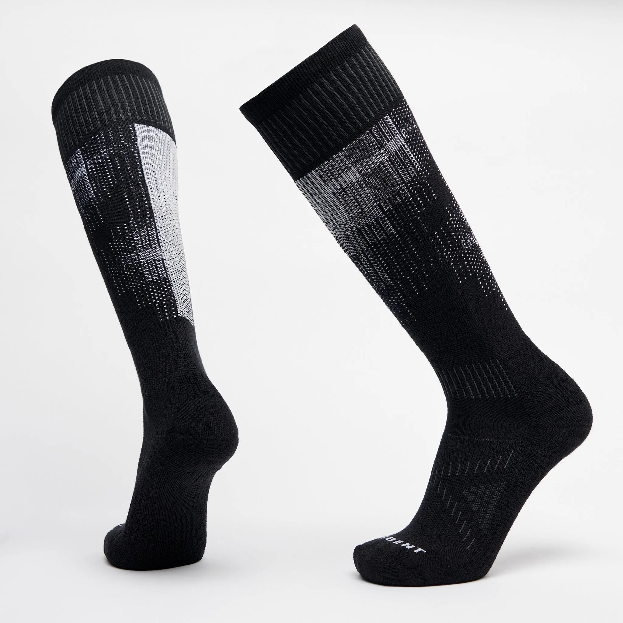 Le Bent Pixel Light Snow Socks Mono