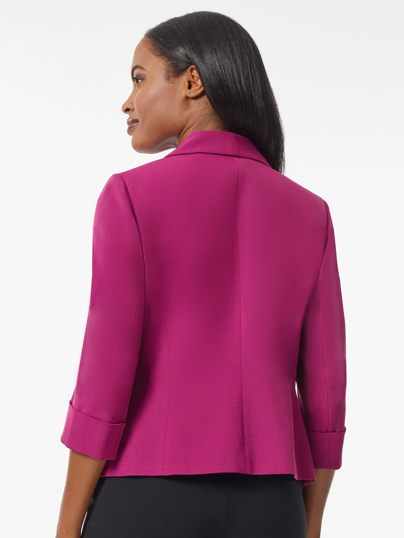 Lena Jacket, Iconic Stretch Crepe