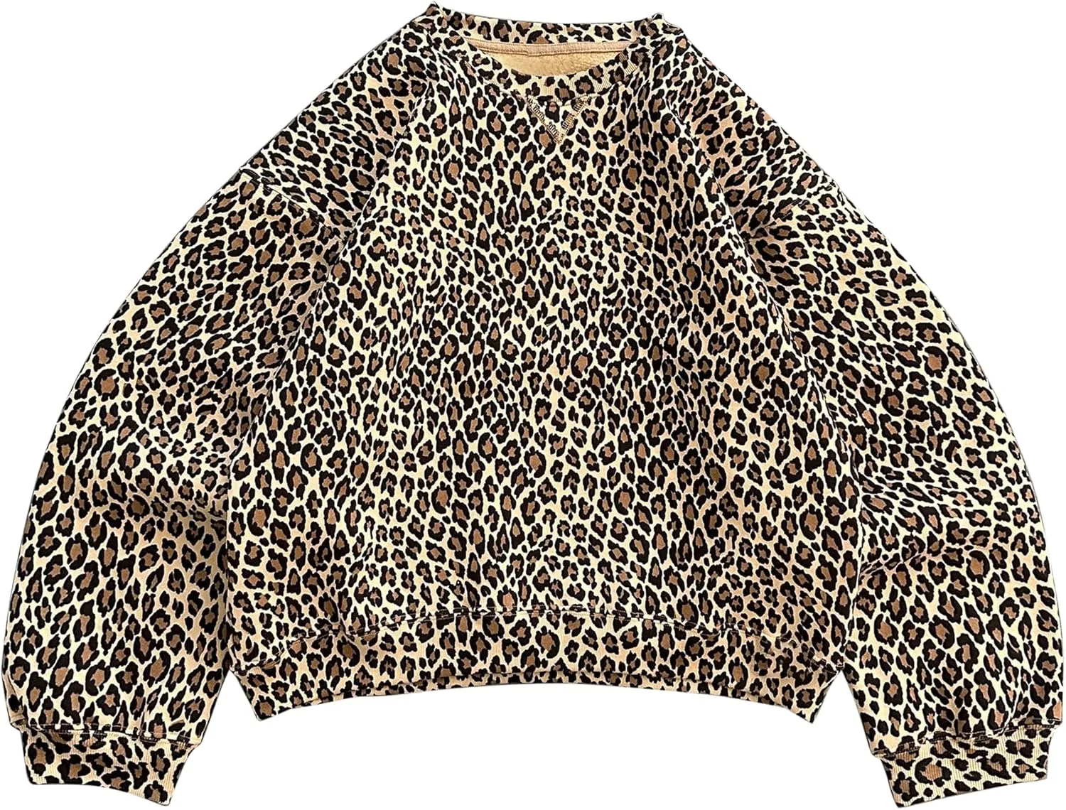 Leopard Print Hoodies for Women Oversized Cheetah Hooded Sweatshirt 2000s Graphic Pullover Tops Y2k Boyfriend Hoodie
