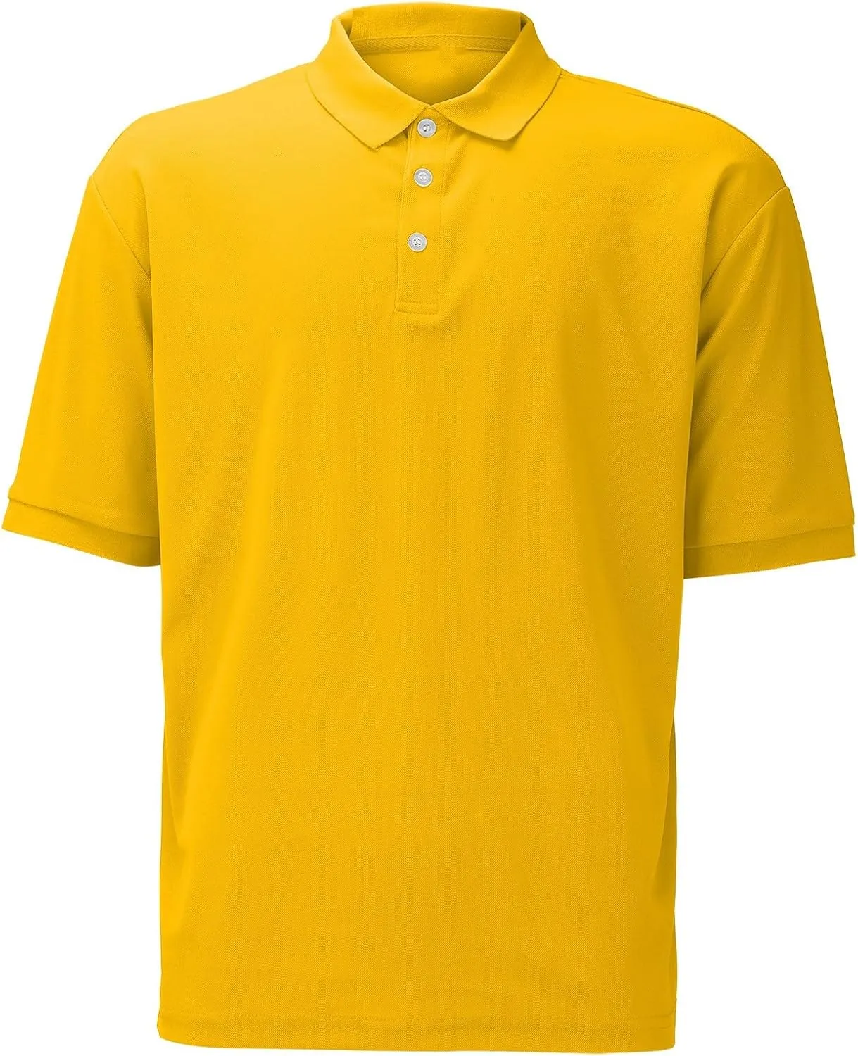 Men Polo Shirts Short Sleeve Plain Button Down Golf Tshirts Slim Muscle Tops Summer Moisture Wicking Clothes