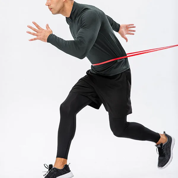Men's Active Slim-fit Quarter Zip Long Sleeve Outdoor Athletic Performance Pullover