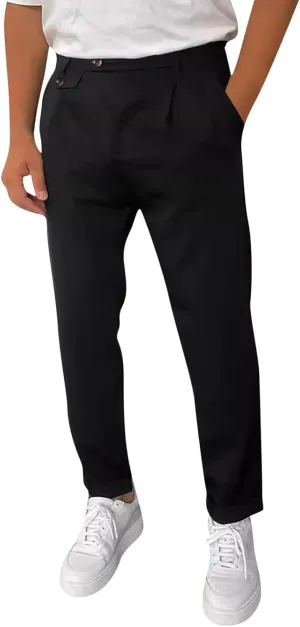 Mens Baggy Cargo Pants Parachute Pants Causal Loose Fit Joggers Trendy Pants Hip Hop Streetwear with Pockets