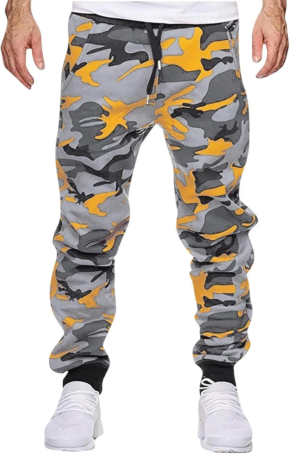 Mens Cargo Joggers,Mens Active Athletic Workout Jogger Pants Trendy Relaxed Fit Sweat Pants Mens Pants Relaxed Fit