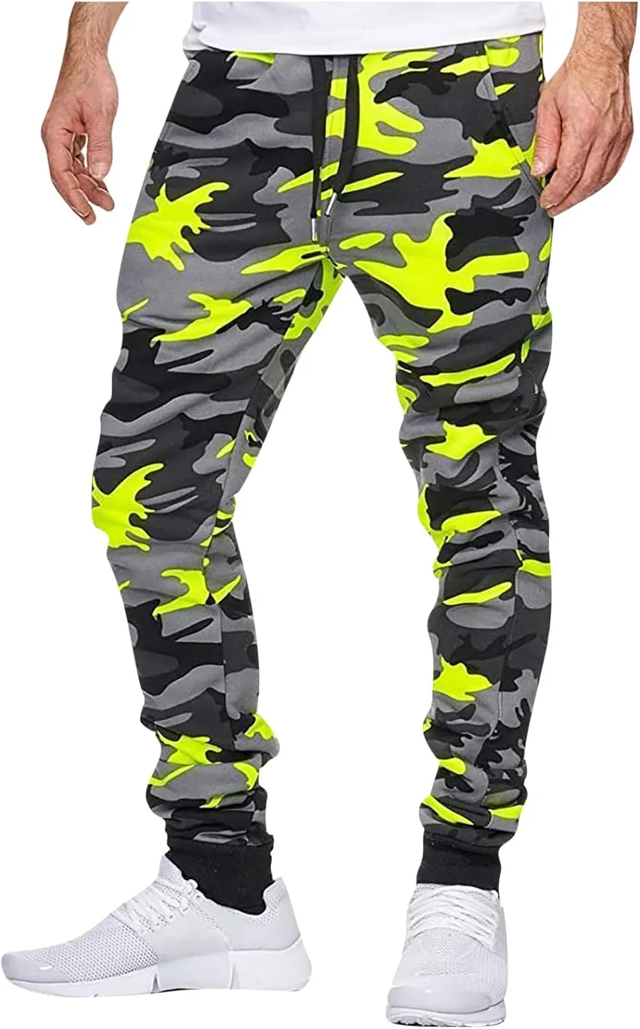 Mens Cargo Joggers,Mens Active Athletic Workout Jogger Pants Trendy Relaxed Fit Sweat Pants Mens Pants Relaxed Fit