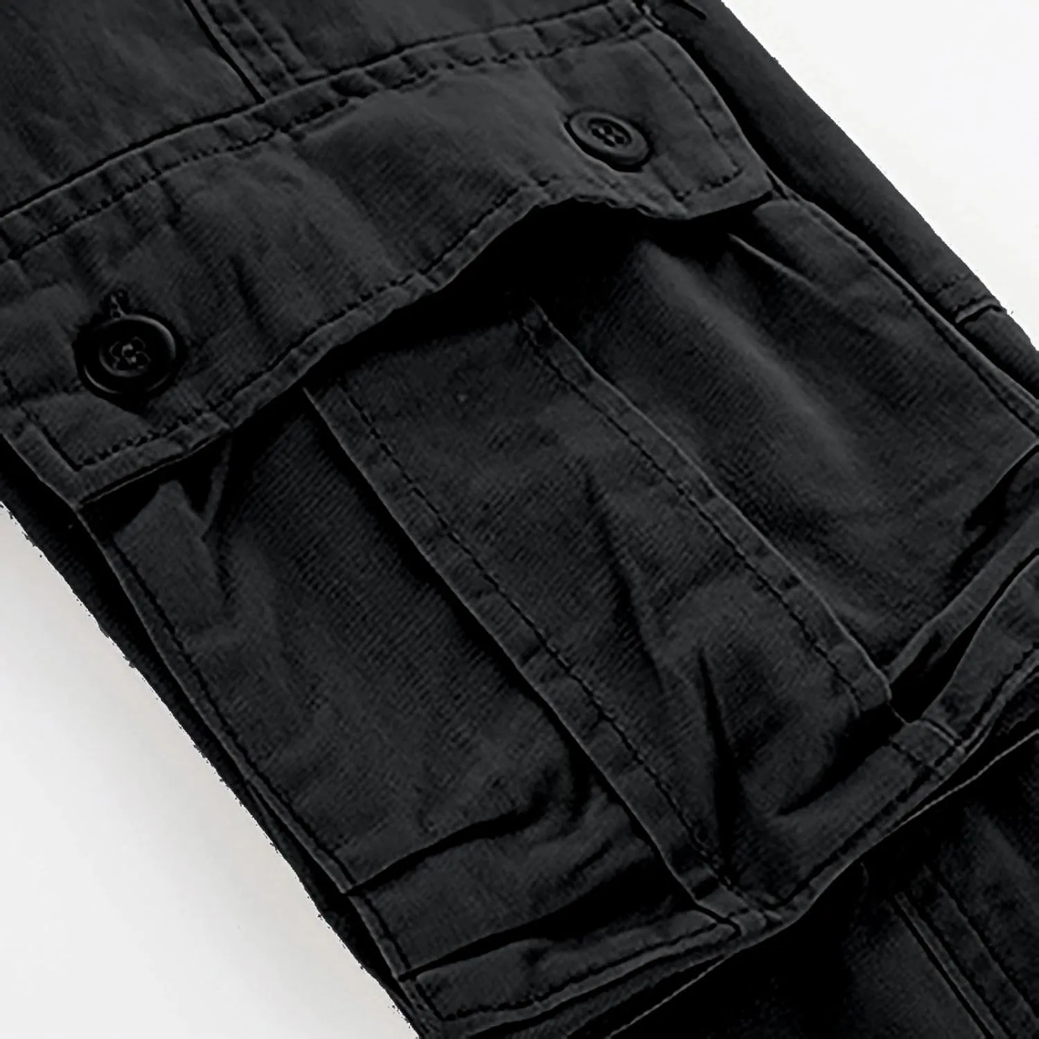 Men's Cargo Pants Pocket Mid-Waist Men's Sweatpants Casual Camouflage Men's Pants Men's Twill Relaxed Fit Cargo Pant
