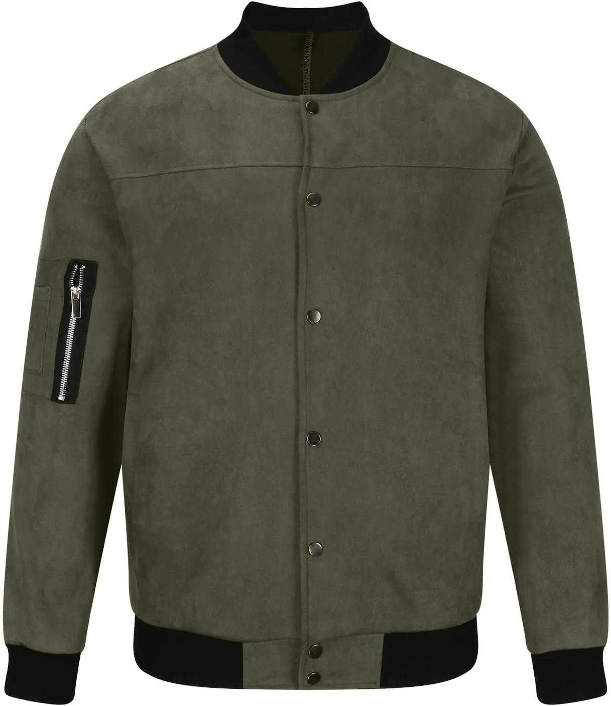 Mens Fall Winter Casual Coats 2024 Fashion Color Block Long Sleeve Jackets Basic Button Down Outerwear with Pockets