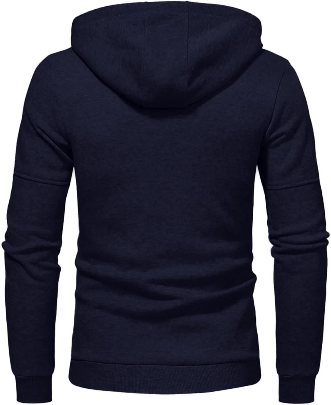 Mens Hoodies Pullover Oversized Long Sleeve Full Zip up Hooded Sweatshirt Drawstring Casual Jacket Sweater Fall