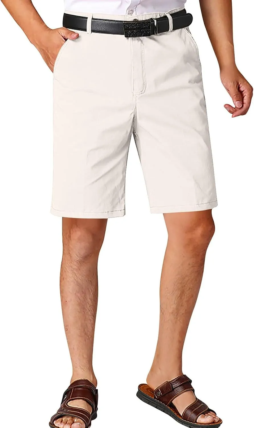 Mens Running Shorts,Boy's Slim Fit Casual Stretch Joggers Classic-Fit Casual Cargo Work Short Pants Hiking Pants Men