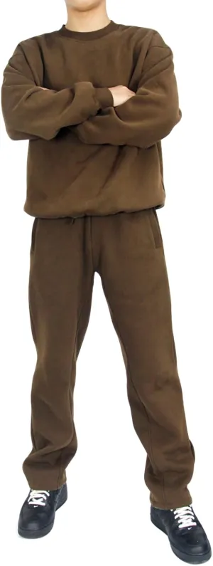 Men's Sweat suits 2 Piece Set Cotton Blend Pullover Tracksuits Casual Fleece-lined Joggers Sweatpants Sweatsuit Set