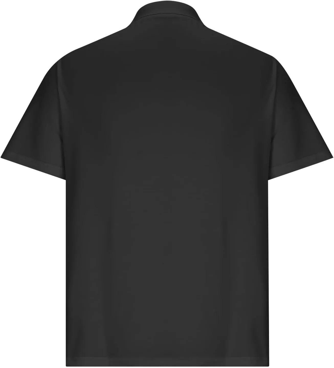 Men's White Golf Shirts, Short Sleeve, Moisture Wicking, Dry Fit, Polo Shirts, Casual Golf Shirts