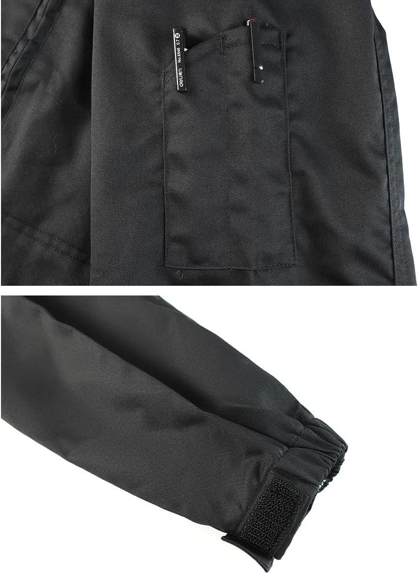 Mens Workwear Coveralls Multi Pockets Work Suit Mechanic Overalls Jumpsuits Unisex Long Sleeve Garage Coverall