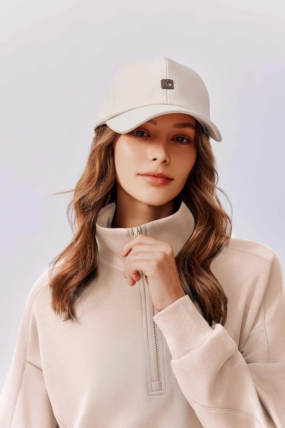 PINSPARK 2 Piece Sets for Women 2024 Fall Outfits Tracksuit Long Sleeve Half Zip Sweatshirt Jogger Sweatpants Matching Set