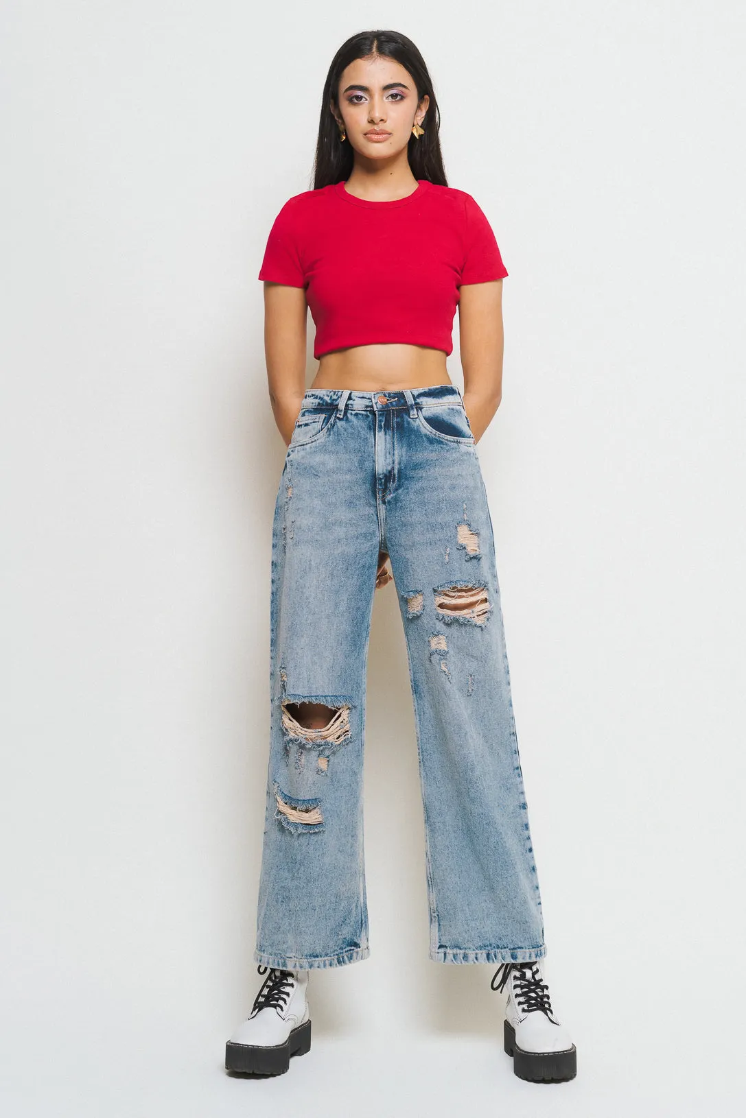 Shaggy Straight Jeans