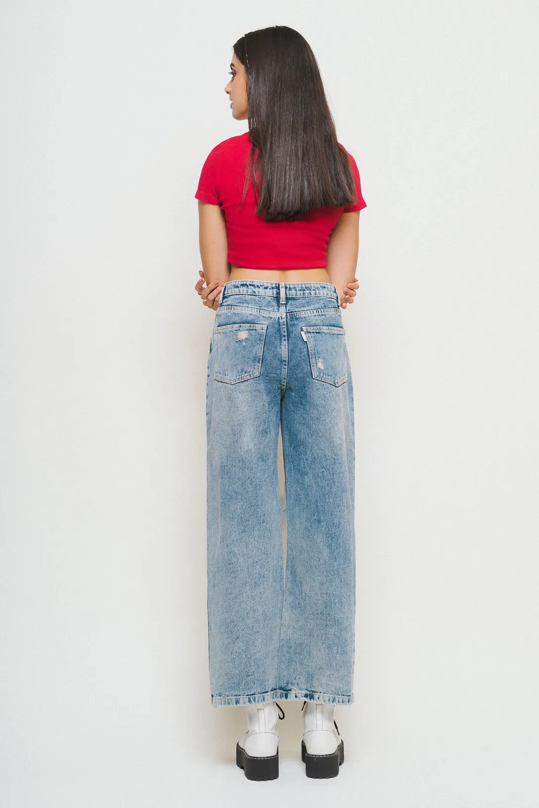 Shaggy Straight Jeans