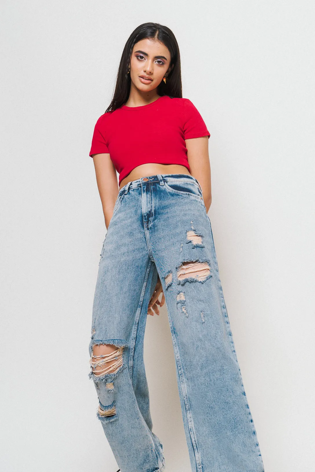 Shaggy Straight Jeans
