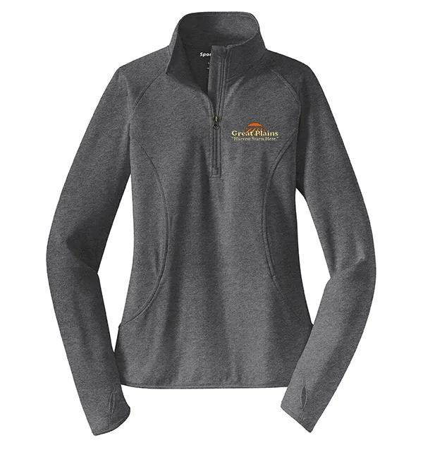 Sport-Tek Ladies Sport-Wick Stretch 1/4-Zip Pullover
