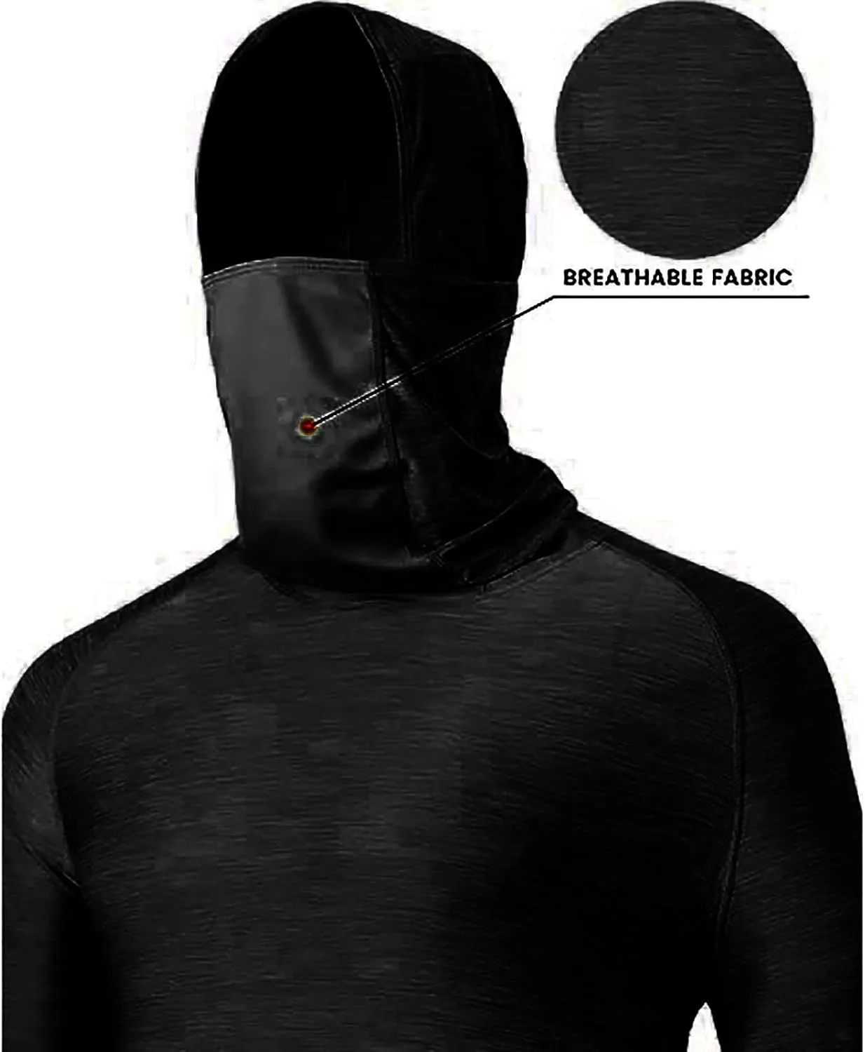 Sun Hoodies for Men Solid Long Sleeve Hooded Sweatshirts Pullover Tops Lightweight Rash Guard Fishing Hiking Shirts