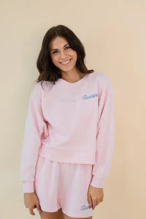 Surf Wash Embroidered Crewneck