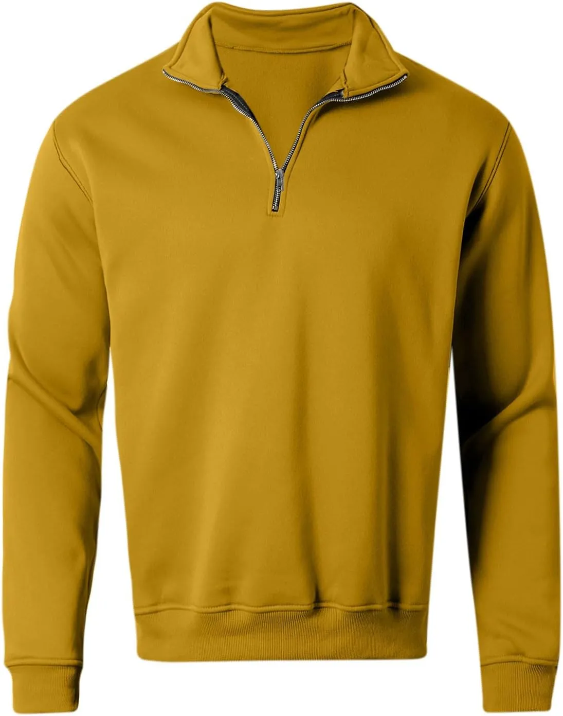 Sweatshirts for Men 2024 Fall Casual Stand Collar Button Up Pullover Sweatshirts Casual Loose Athletic Shirt Top