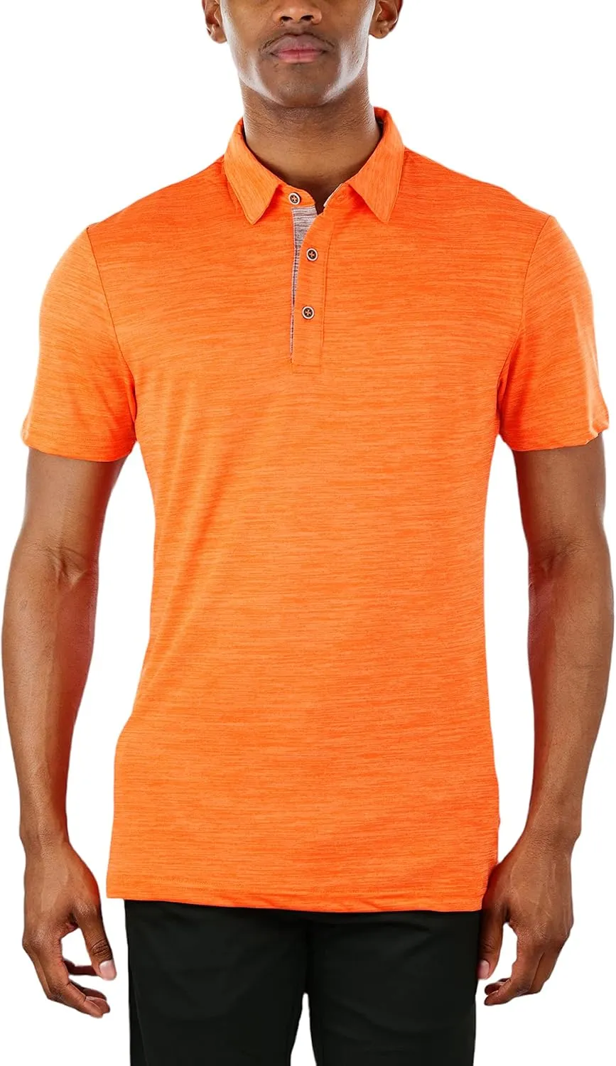ToBeInStyle Men's Classic Short Sleeve Active Polo Shirt