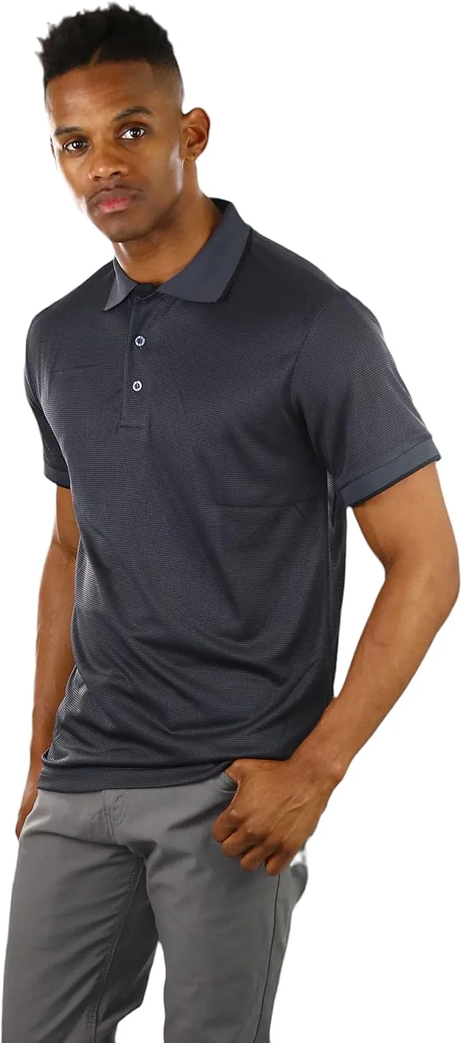 ToBeInStyle Men's Classic Short Sleeve Active Polo Shirt