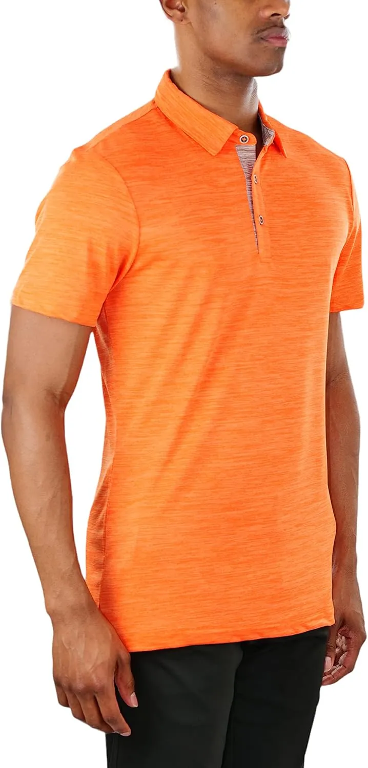 ToBeInStyle Men's Classic Short Sleeve Active Polo Shirt