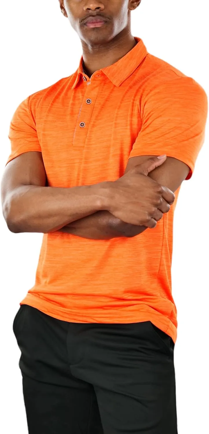 ToBeInStyle Men's Classic Short Sleeve Active Polo Shirt