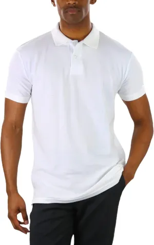 ToBeInStyle Men's Classic Short Sleeve Active Polo Shirt