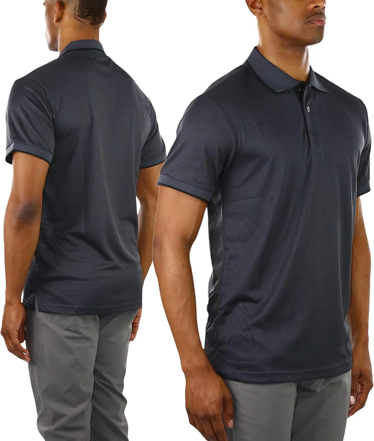 ToBeInStyle Men's Classic Short Sleeve Active Polo Shirt