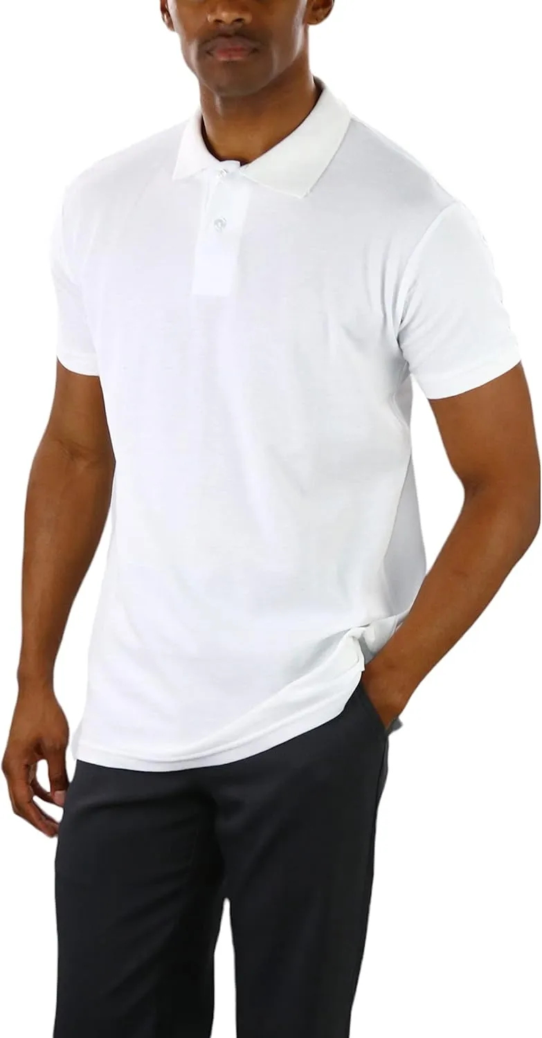 ToBeInStyle Men's Classic Short Sleeve Active Polo Shirt