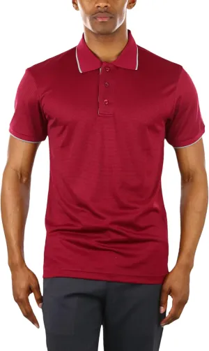 ToBeInStyle Men's Classic Short Sleeve Active Polo Shirt