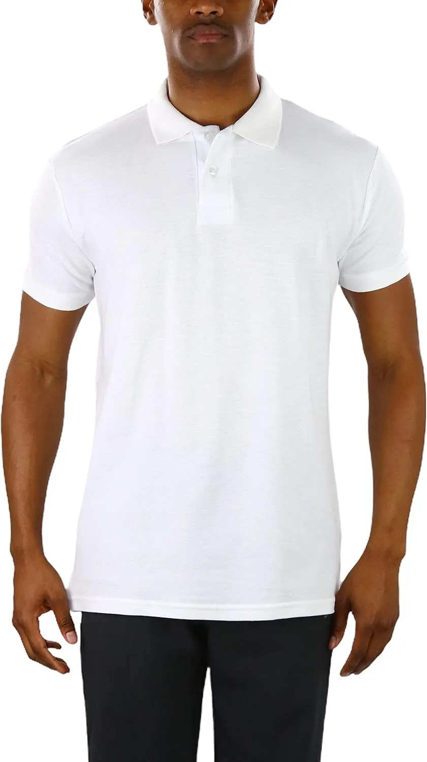 ToBeInStyle Men's Classic Short Sleeve Active Polo Shirt