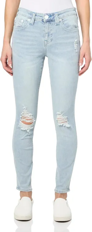 True Religion Women's Jennie Mid Rise Super Skinny