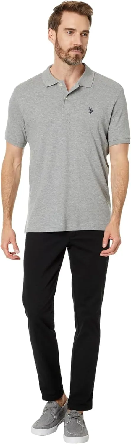 U.S. Polo Assn. Men's Slim Fit Interlock Polo