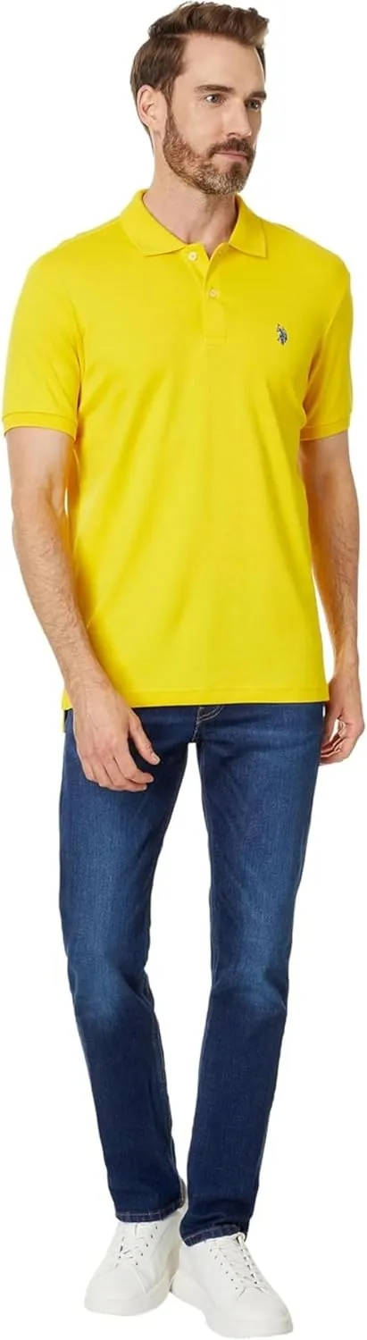 U.S. Polo Assn. Men's Slim Fit Interlock Polo