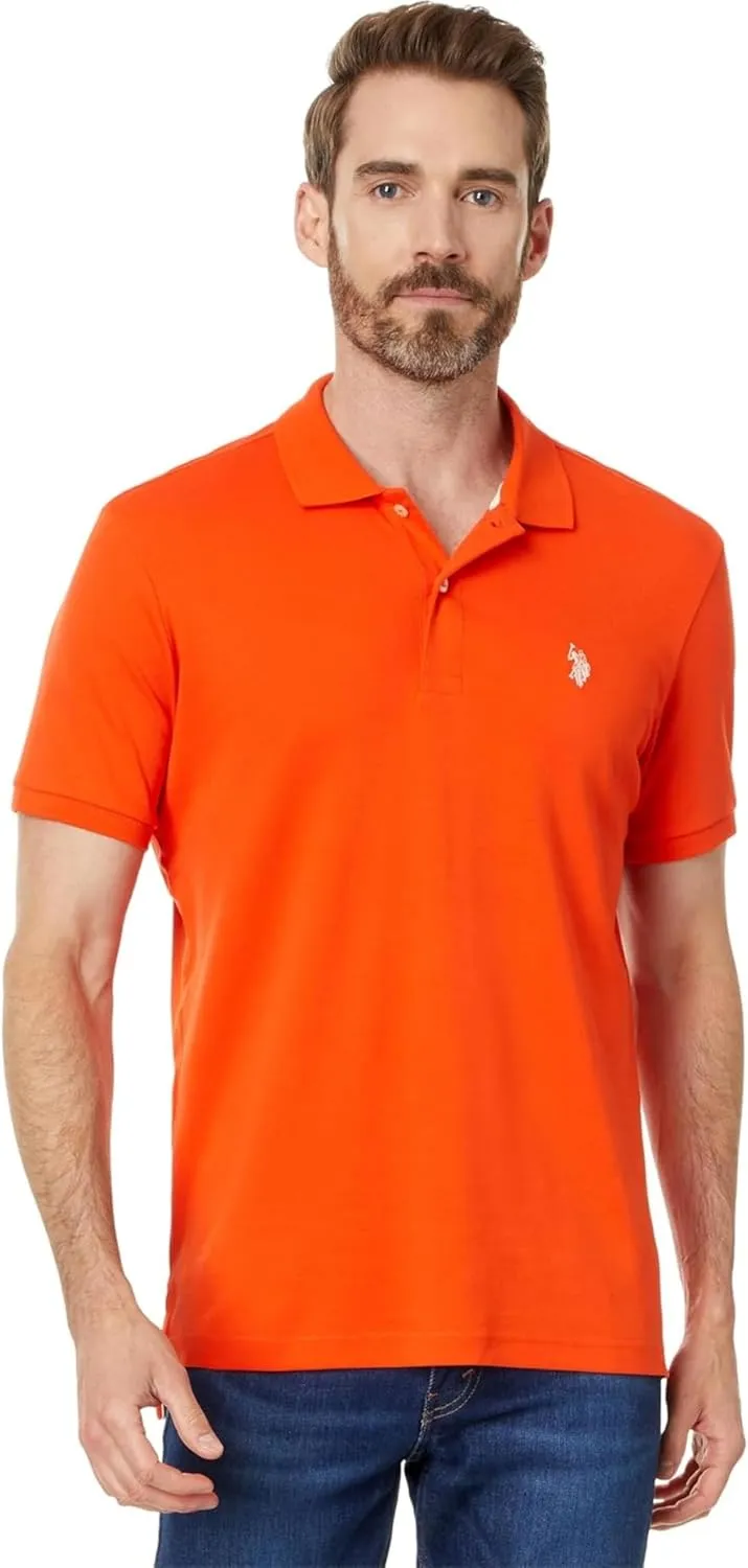 U.S. Polo Assn. Men's Slim Fit Interlock Polo