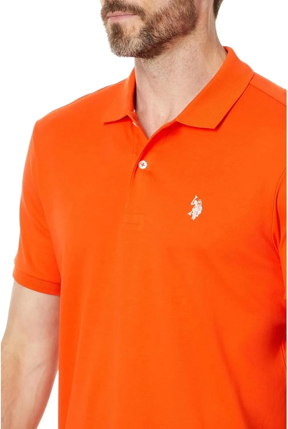 U.S. Polo Assn. Men's Slim Fit Interlock Polo