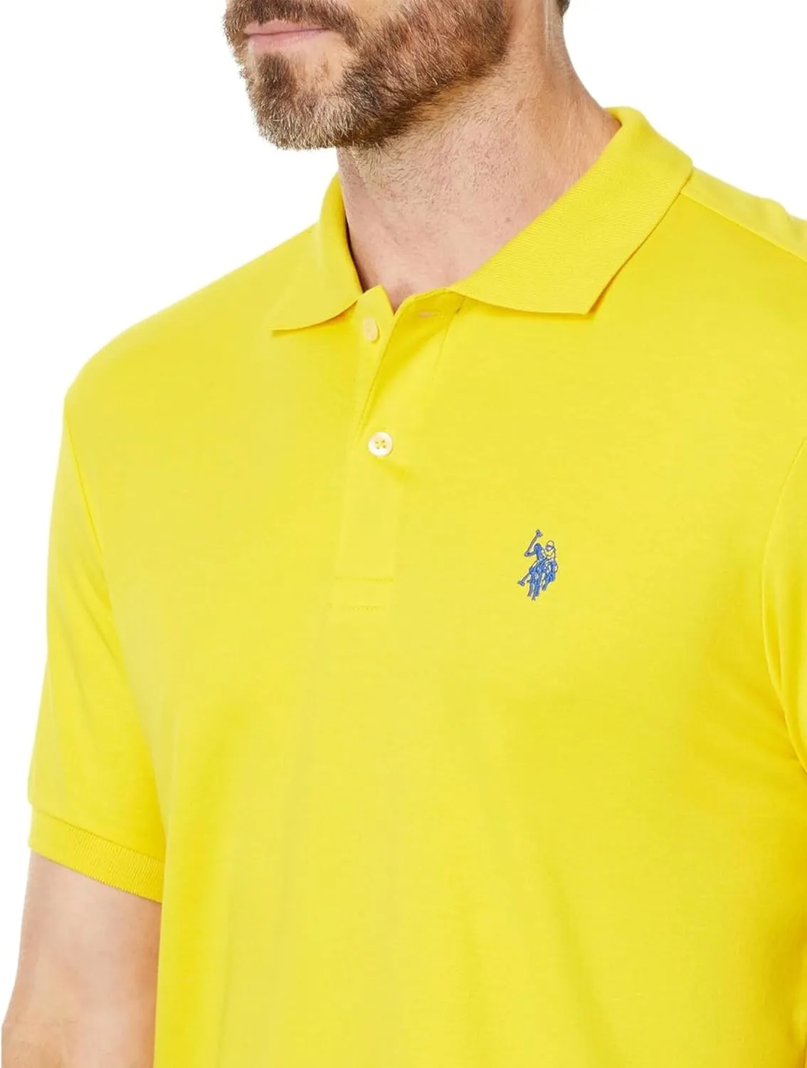U.S. Polo Assn. Men's Slim Fit Interlock Polo
