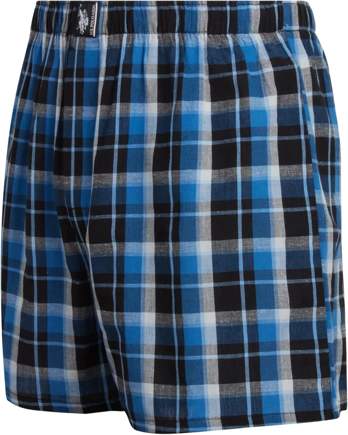 U.S. Polo Assn. Men's Underwear - Woven Boxers with Functional Fly (6 Pack)