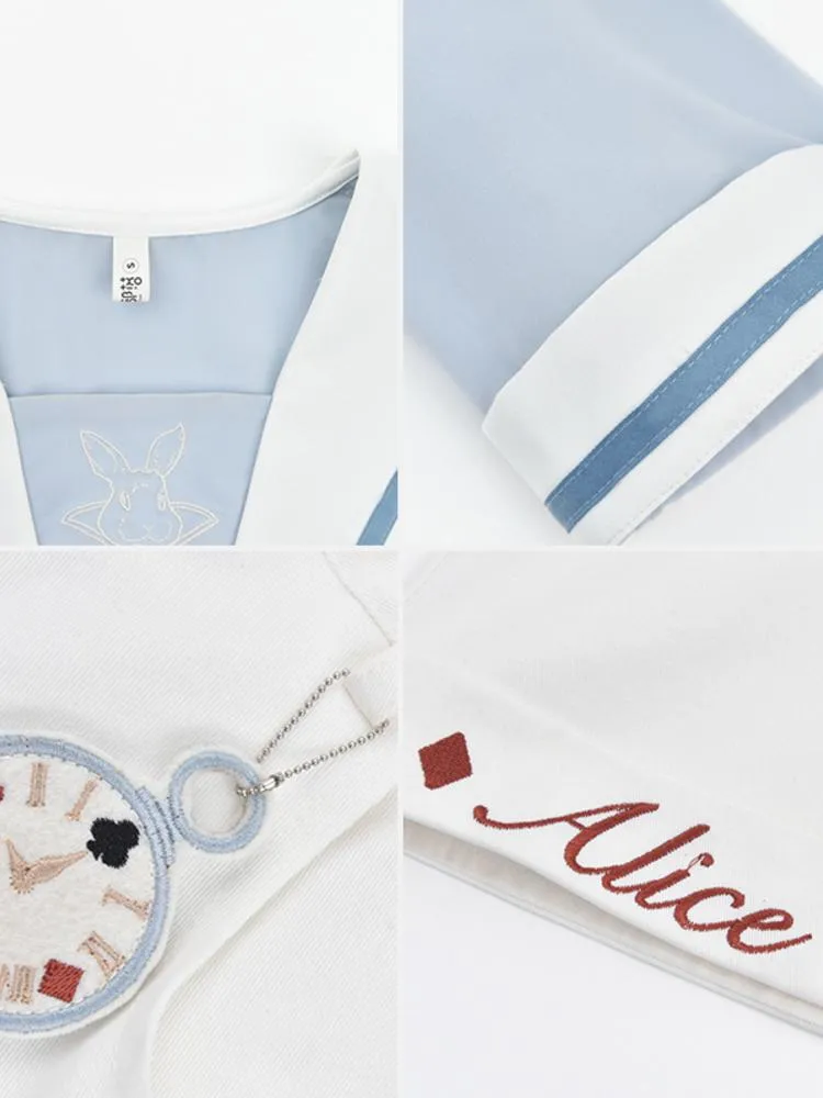 White Rabbit Blouse & Shorts