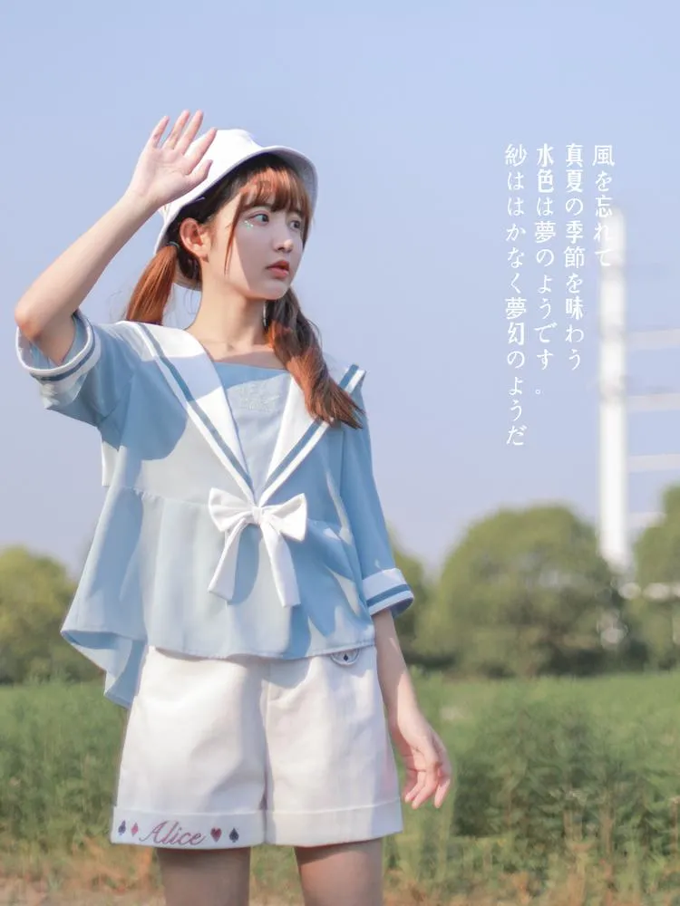 White Rabbit Blouse & Shorts