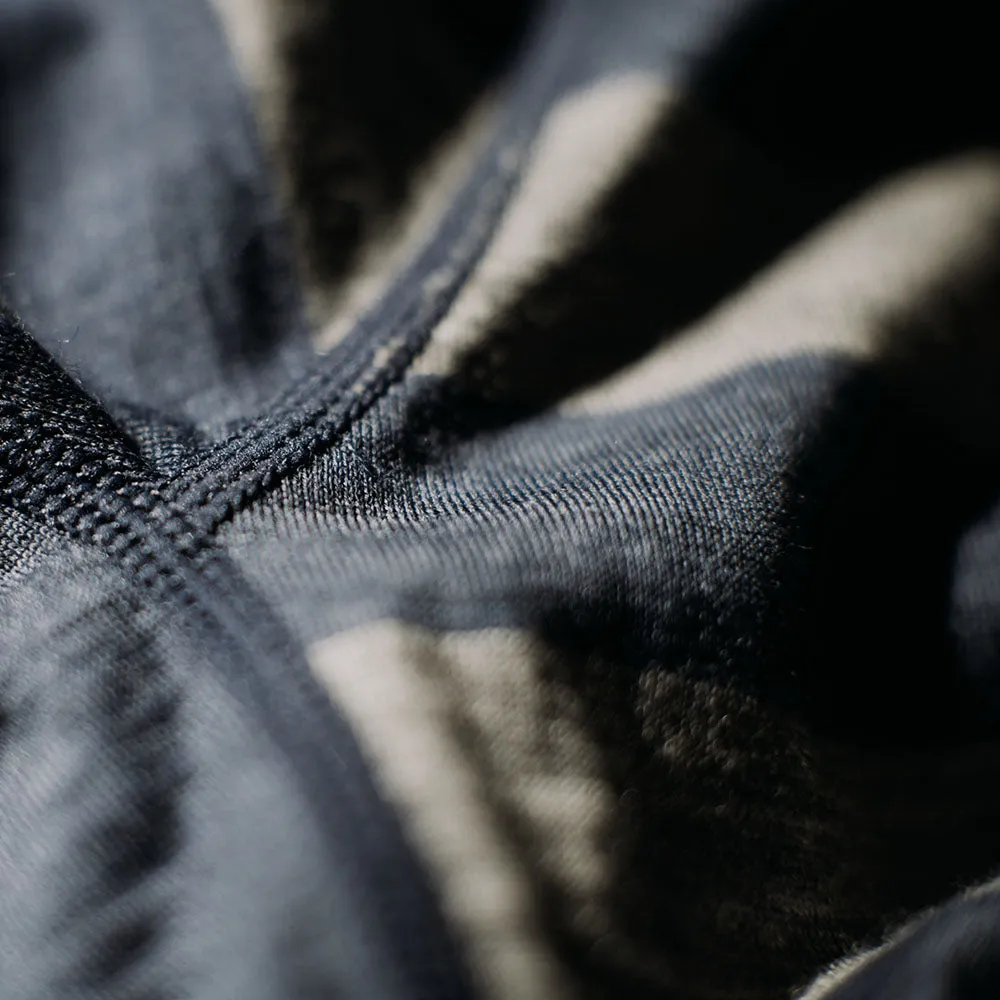 Womens Merino 180 Long Sleeve Crew (Denim/Charcoal)