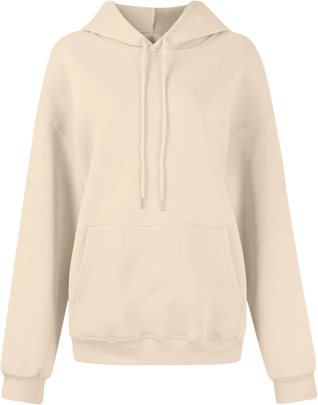 Womens Oversized Hoodies Plus Size Sweatshirt Trendy Drawstring Pullover Long Sleeve With Pockets Winter Clothes