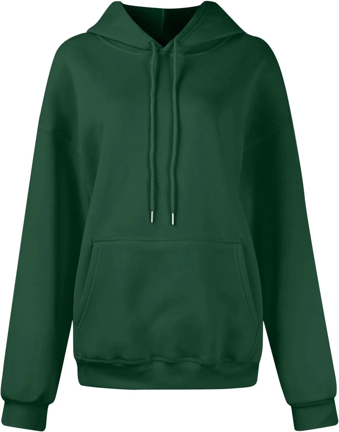 Womens Oversized Hoodies Plus Size Sweatshirt Trendy Drawstring Pullover Long Sleeve With Pockets Winter Clothes