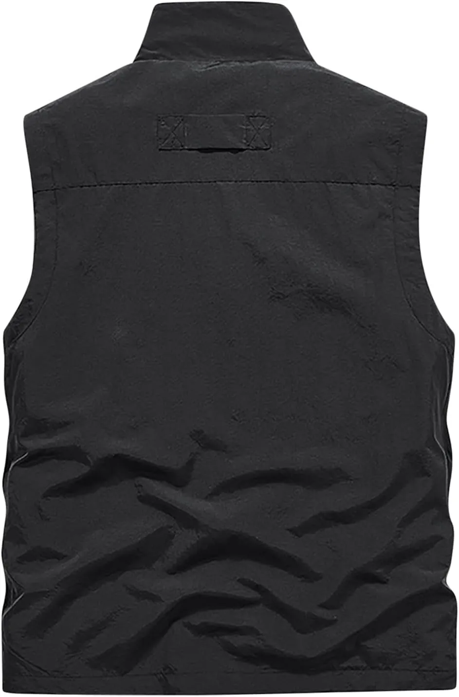 Zeiyignr Men's Casual Lightweight Quick-Dry Outdoor Work Hunting Hiking Fishing Travel Photo Cargo Vest Jacket Multi Pockets